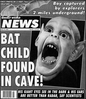 Bat Child Found In Cave - World Weekly News